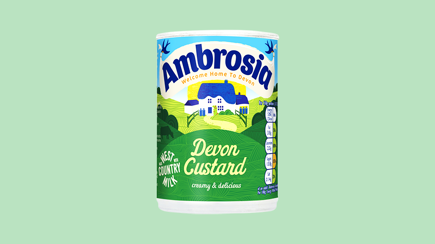 Ambrosia Devon Custard can